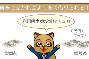 じぶん銀行カードローンで増額審査に通れば限度額がアップする!